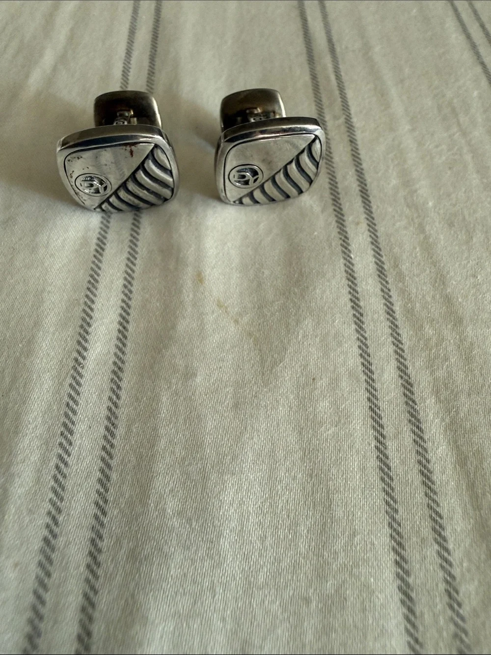 David Yurman 925 Sterling Silver Cufflinks 23.1g